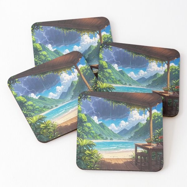 Item preview, Stormy Luminescent Hues designed and sold by DreamBackDrops.