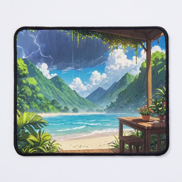 Item preview, Stormy Luminescent Hues designed and sold by DreamBackDrops.
