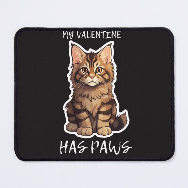 Item preview, My valentine has paws designed and sold by MilkyForest.