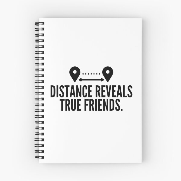 Item preview, Distance reveals true friends. designed and sold by Bananobanini.