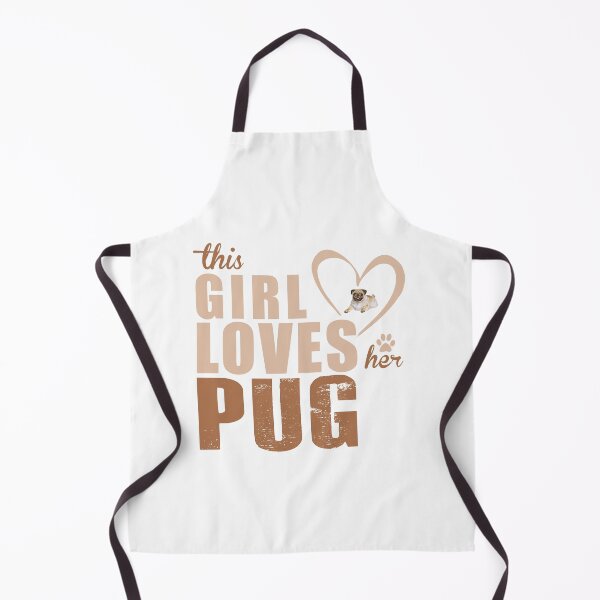 Artikelvorschau, Dieses Mädchen liebt ihren Mops! Speziell für Mops-Hundeliebhaber! entworfen und verkauft von rs-designs.