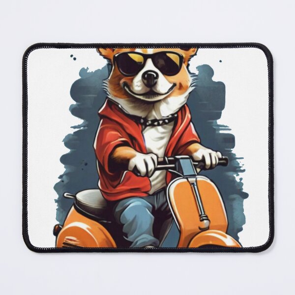 Item preview, Dog riding Motorcycle designed and sold by Majkel & Majkel.