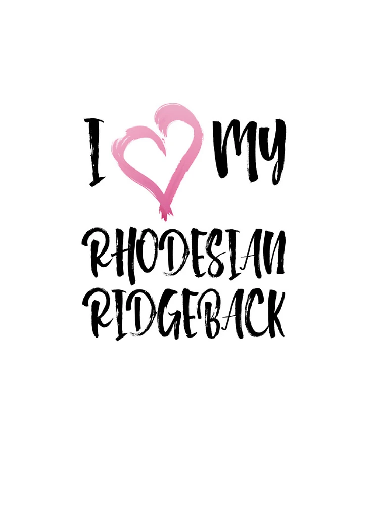 Thumbnail 4 of 4, iPhone Case, I Heart My Rhodesian Ridgeback! Especially for Rhodesian Ridgeback Dog Lovers! designed and sold by rs-designs.