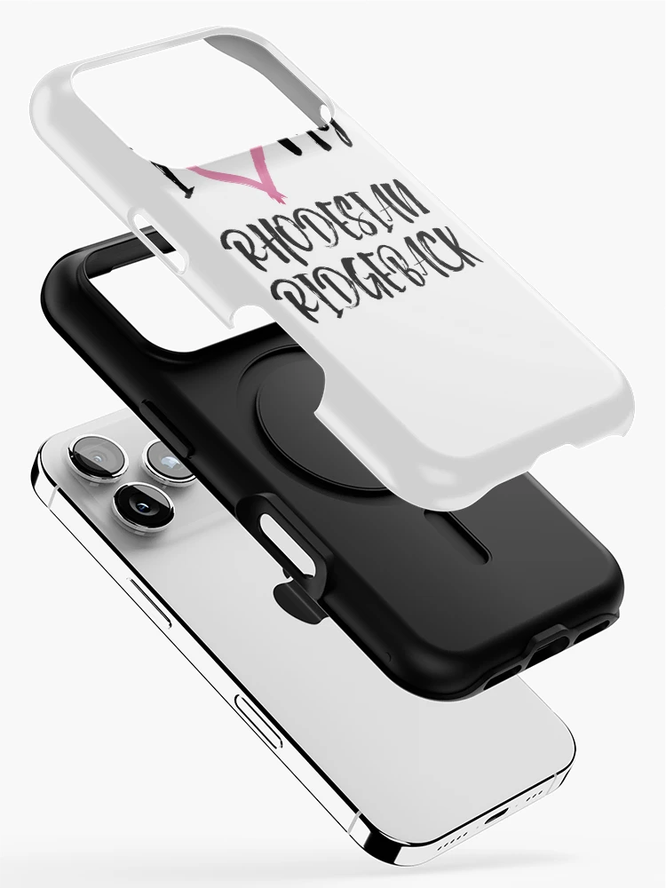 Thumbnail 2 of 4, iPhone Case, I Heart My Rhodesian Ridgeback! Especially for Rhodesian Ridgeback Dog Lovers! designed and sold by rs-designs.