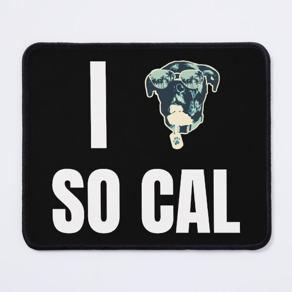 Item preview, I Heart So Cal - Paul Rockford Mutt Mascot Style Blue Palms Lagoon Variant designed and sold by RockfordPaul.