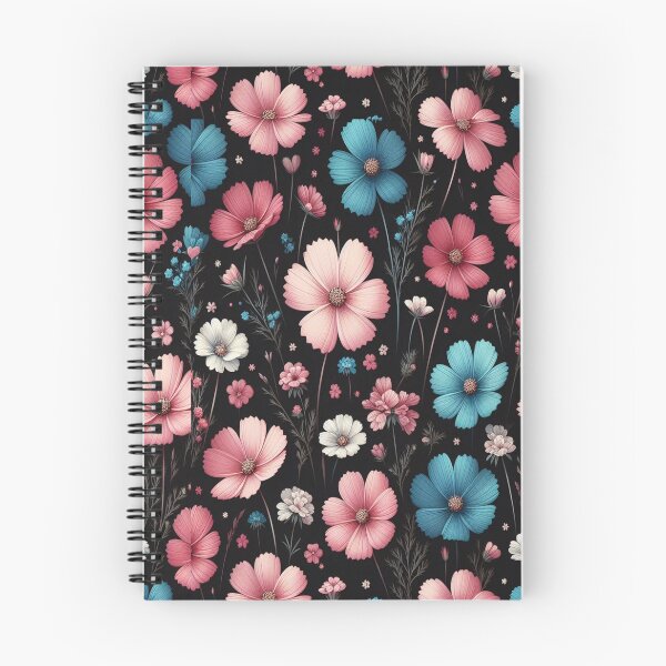 Item preview, Cosmos and Veronica Flowers ; Floral Pattern designed and sold by PatternInArt.