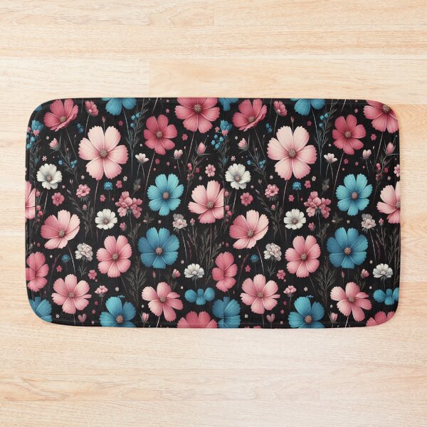 Item preview, Cosmos and Veronica Flowers ; Floral Pattern designed and sold by PatternInArt.