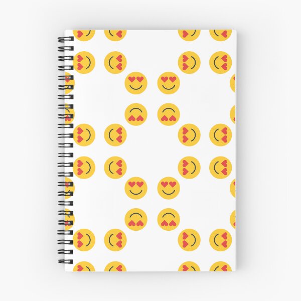 Item preview, A pattern of yellow smiley faces with red hearts designed and sold by johndesign88.