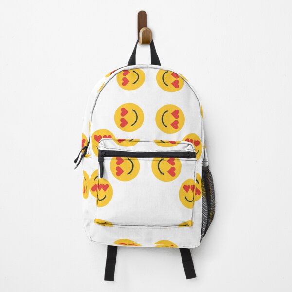 Item preview, A pattern of yellow smiley faces with red hearts designed and sold by johndesign88.