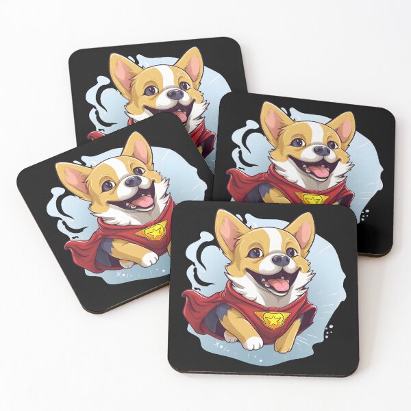 Item preview, Colorful Kawaii Superhero Corgi designed and sold by Leonardo Palumbo.