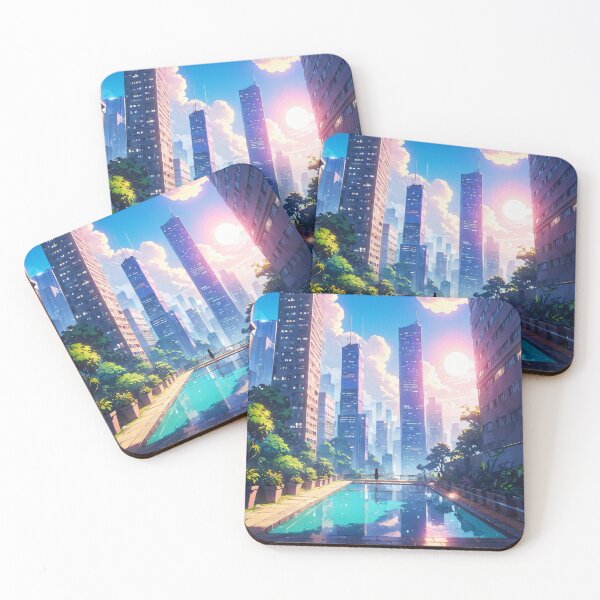 Item preview, Heavenly Skyscraper Reflections designed and sold by DreamBackDrops.
