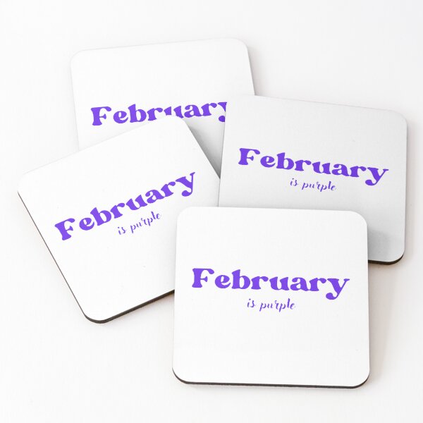 Item preview, February is purple designed and sold by OLDYS.