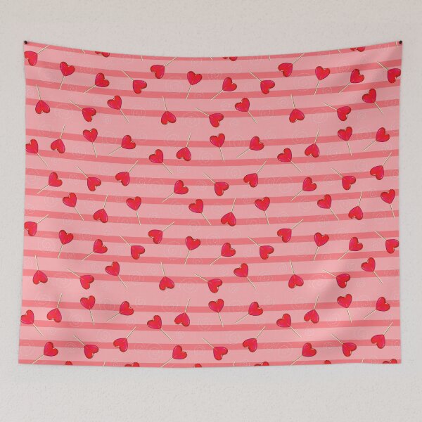 Item preview, Cute heart candy pattern background. Valentine's Day. designed and sold by D- Day.