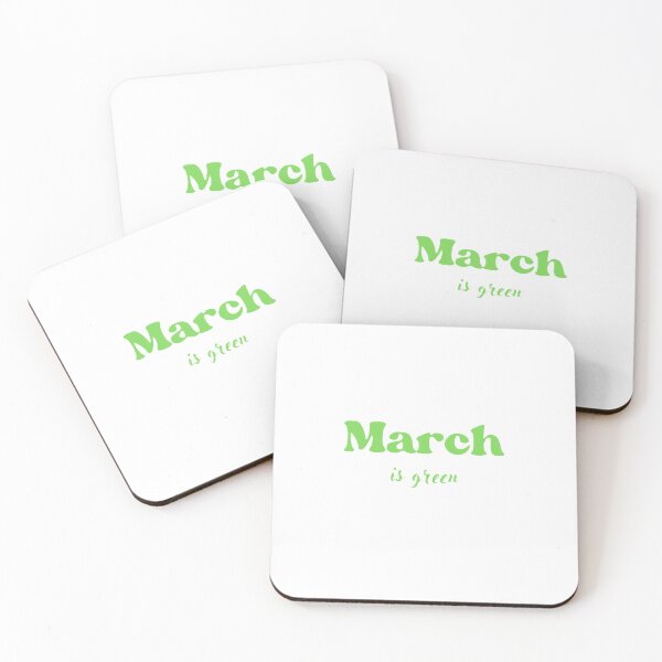 Item preview, march is green designed and sold by OLDYS.