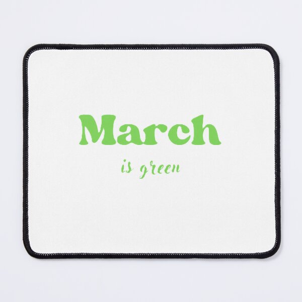 Item preview, march is green designed and sold by OLDYS.