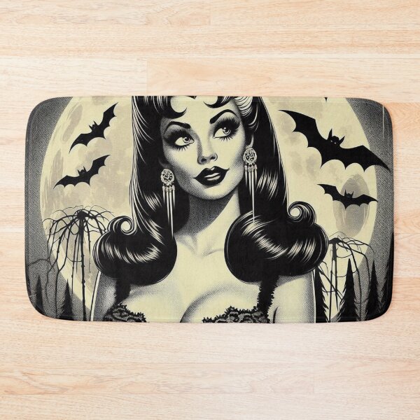 Aperçu de l'œuvre Fille vampire gothique rétro créée et vendue par PulpVintage.