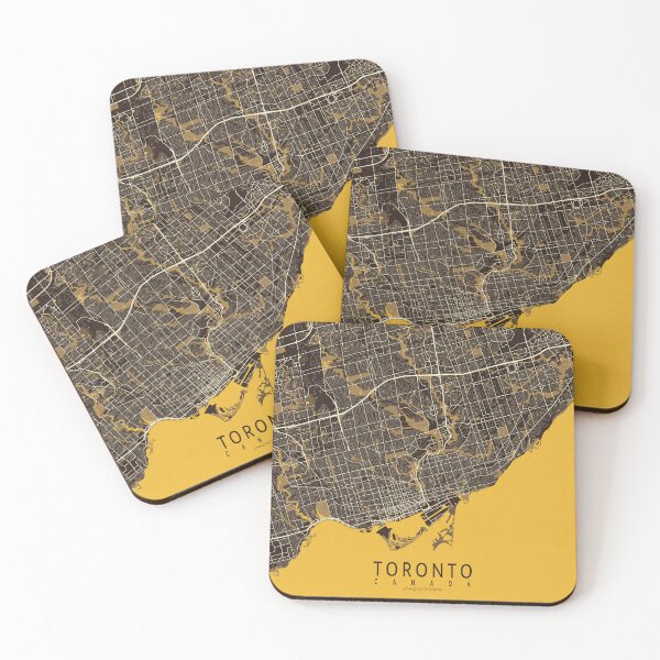 Item preview, Toronto City Map of Ontario, Canada - Pastel designed and sold by deMAP.