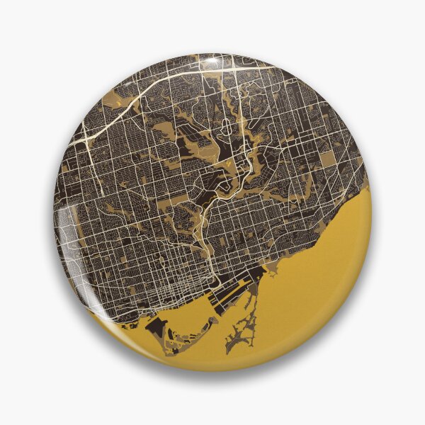 Item preview, Toronto City Map of Ontario, Canada - Pastel designed and sold by deMAP.