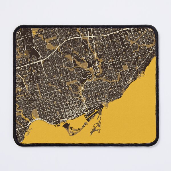Item preview, Toronto City Map of Ontario, Canada - Pastel designed and sold by deMAP.