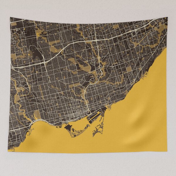 Item preview, Toronto City Map of Ontario, Canada - Pastel designed and sold by deMAP.