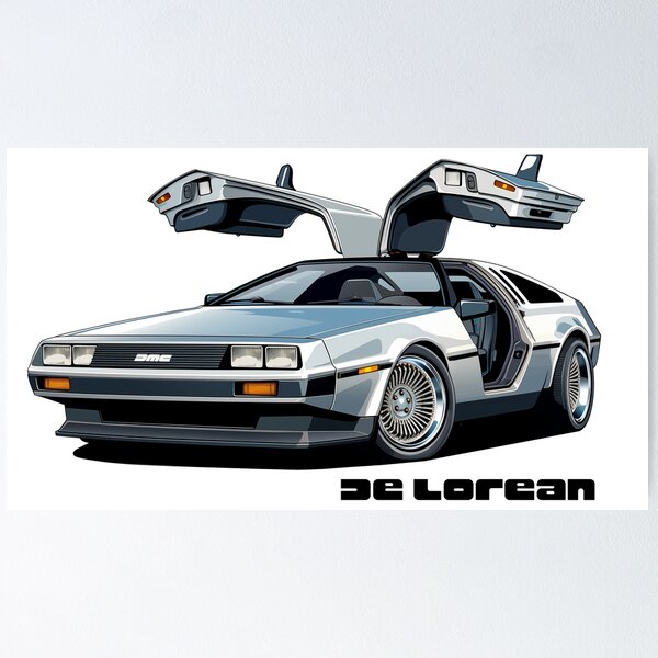 Artikel-Vorschau von Delorean DMC-12, designt und verkauft von GabesDesigns.