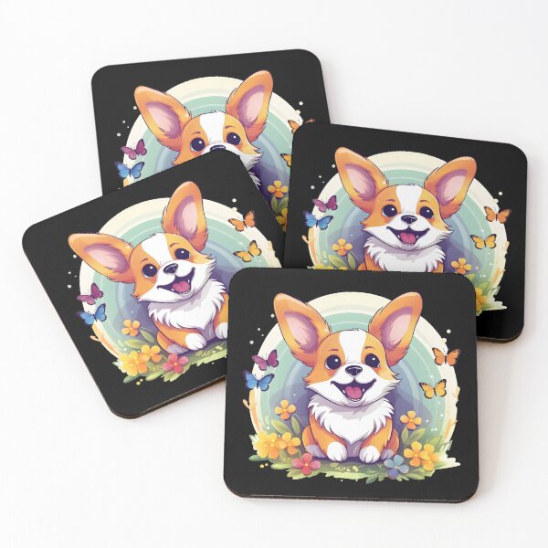 Aperçu de l'œuvre Colorful Kawaii Fairy Tale Corgi créée et vendue par Leonardo Palumbo.