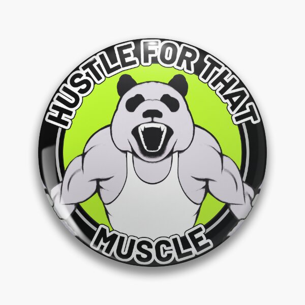 Item preview, Hustle For That Muscle - Health And Fitness designed and sold by ViewerEqualsPhoton.