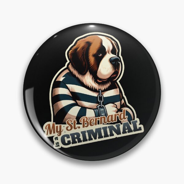 Item preview,  Criminal St. Bernard designed and sold by ThisDress.