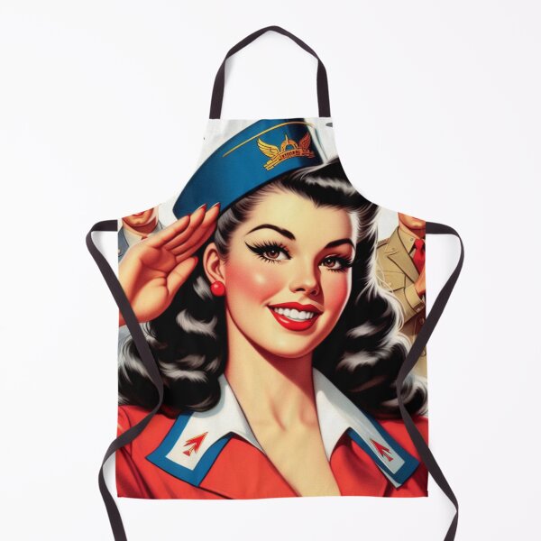 Item preview, Vintage Uniform Pin Up designed and sold by PulpVintage.