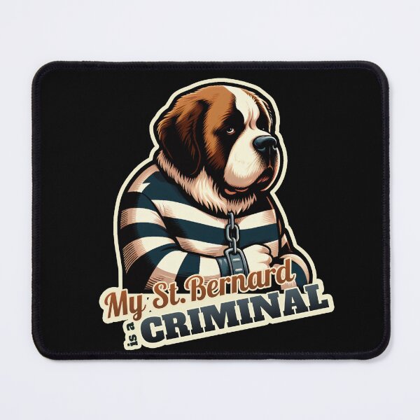 Item preview,  Criminal St. Bernard designed and sold by ThisDress.