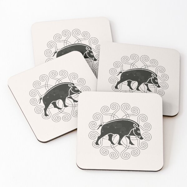 Item preview, Pictish Wild Boar designed and sold by lisousisa.