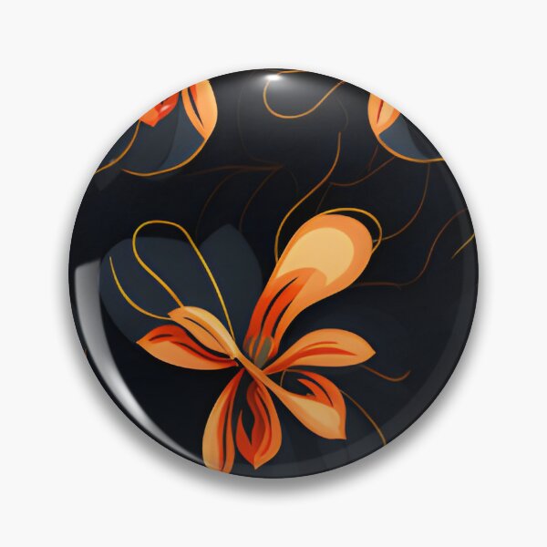 Item preview, Orange-gray flowers,Seamless pattern  designed and sold by varinchai.