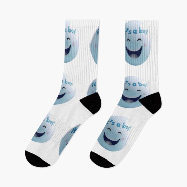 Item preview, Baby Bliss: It's a Boy Emoji designed and sold by AI-Only Creations.