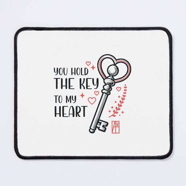 Item preview, You hold THE KEY to my HEART - Love me - Valentine's Day designed and sold by ArtProjectShop.