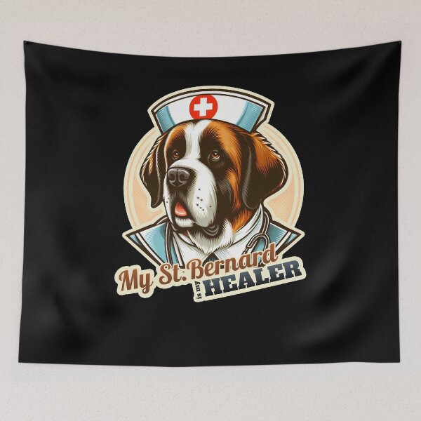 Item preview, St. Bernard nurse designed and sold by ThisDress.
