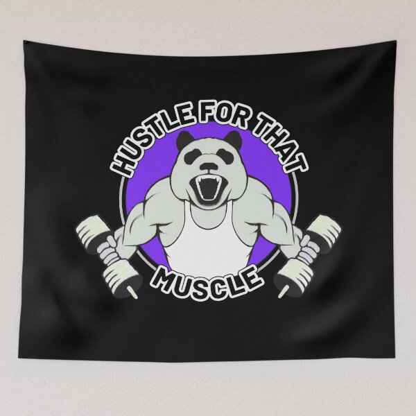 Item preview, Hustle For That Muscle - Health And Fitness designed and sold by ViewerEqualsPhoton.