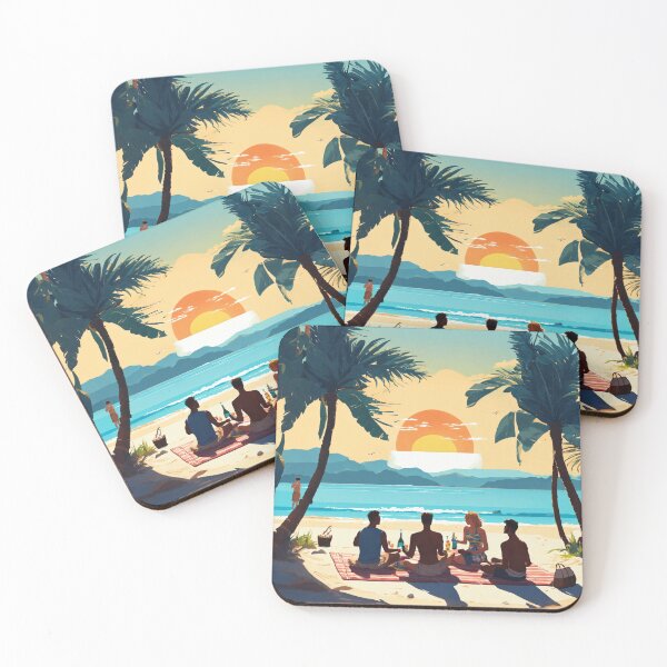 Item preview, Enjoy Beach Parties with Friends in Our Unique Design Tee designed and sold by SSulatul101.