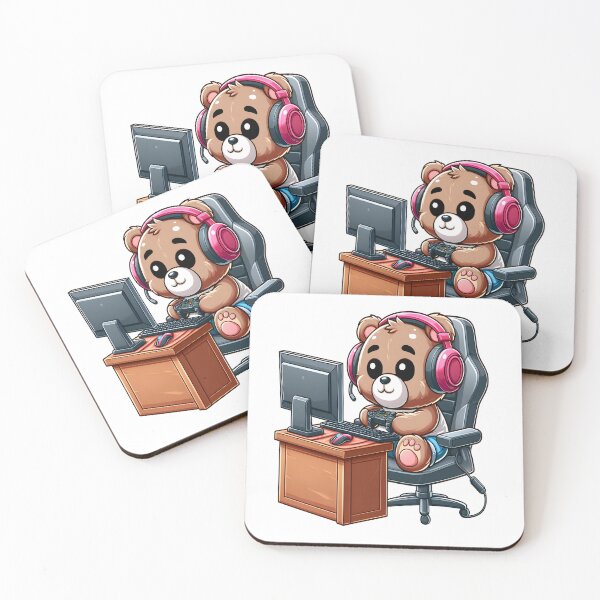 Item preview, Lindo Oso Pc Gamer Kawaii designed and sold by TeddybearClub.