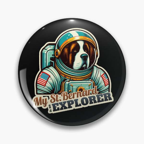 Item preview, Astronaut St. Bernard designed and sold by ThisDress.