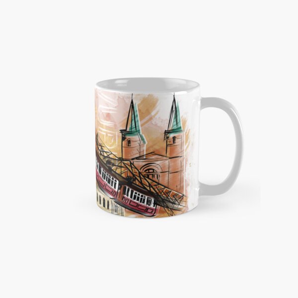 Item preview, Wuppertal Skyline Watercolor designed and sold by Cjartgallery.