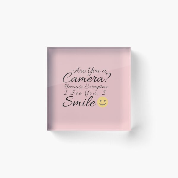 Item preview, Flirty quotes: Are you a camera (Pink and Black) designed and sold by Moneysingh95.