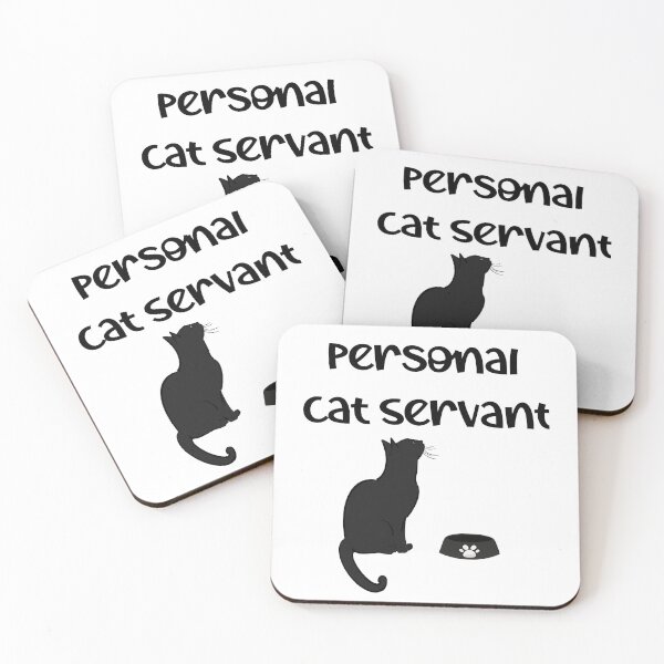 Item preview, Funny Black Cat Personal Servant  designed and sold by ArtFromBeyond.