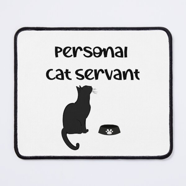 Item preview, Funny Black Cat Personal Servant  designed and sold by ArtFromBeyond.