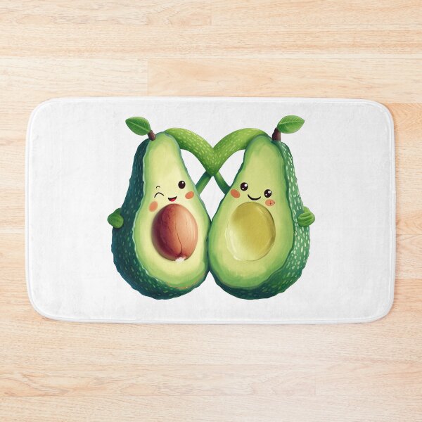 Item preview, Two adorable cartoon avocados designed and sold by Ninoshik.