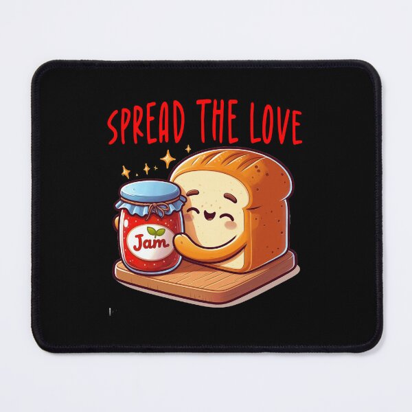 Item preview, Spread The Love Bread and Jam Valentine designed and sold by kanjxtan.