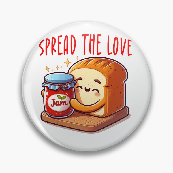 Artikelvorschau, Spread The Love Bread and Jam Valentine entworfen und verkauft von kanjxtan.