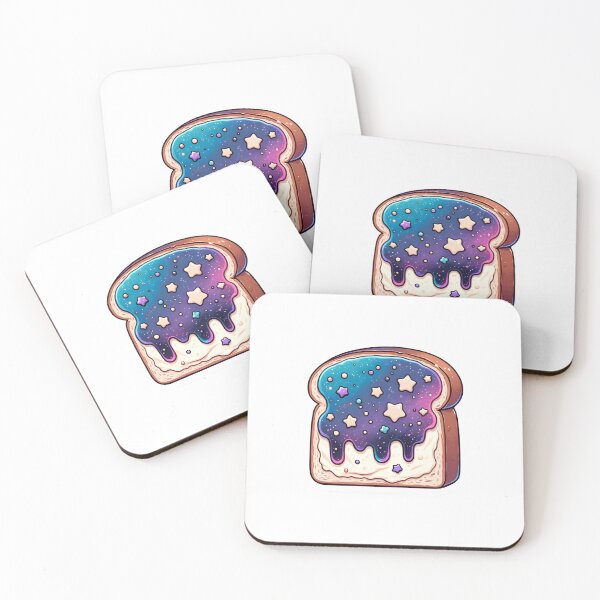 Item preview, Galactic Jelly Toast with Star Sprinkles designed and sold by UmbrellaStudio1.