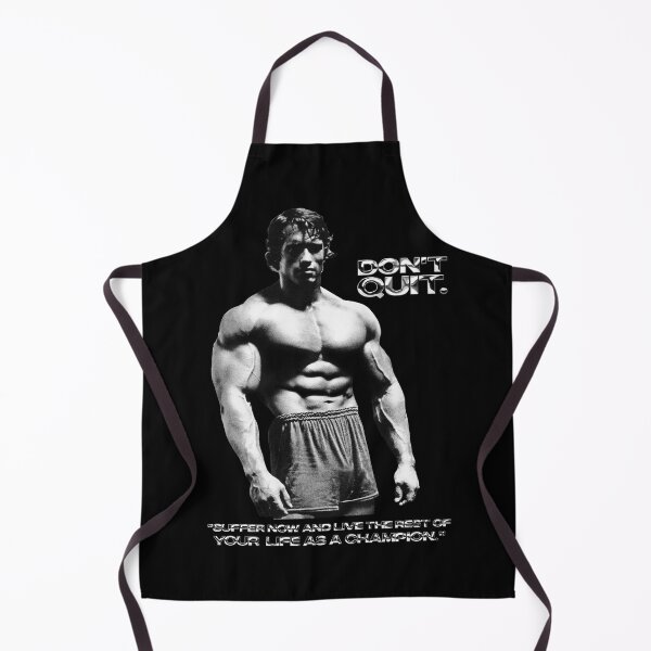 Item preview, Stoic Quote "Don't quit. Suffer now and live the rest of your life as a champion." Muhammad Ali. Arnold Schwarzenegger Fan art designed and sold by HuzaifaNaveedh.