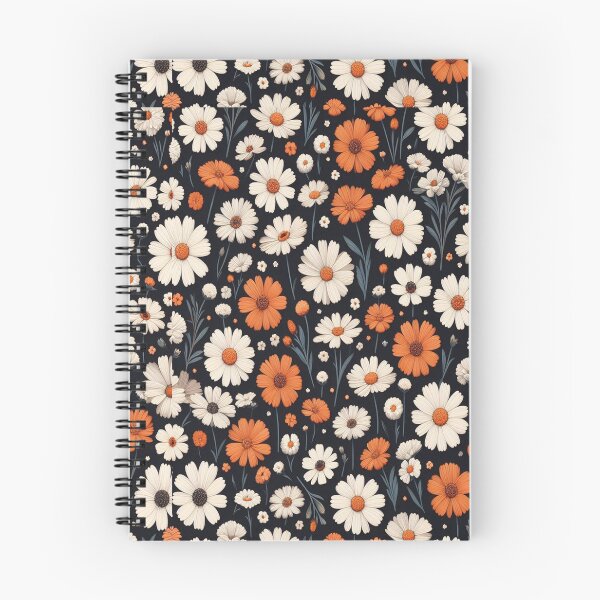 Item preview, Daisy and Marigold Tiny Flowers ; Floral Pattern designed and sold by PatternInArt.