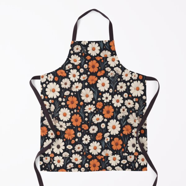 Item preview, Daisy and Marigold Tiny Flowers ; Floral Pattern designed and sold by PatternInArt.